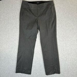 Ann Taylor LOFT Womens 8 Marisa Trouser Pants Dark Gray Straight Leg Business